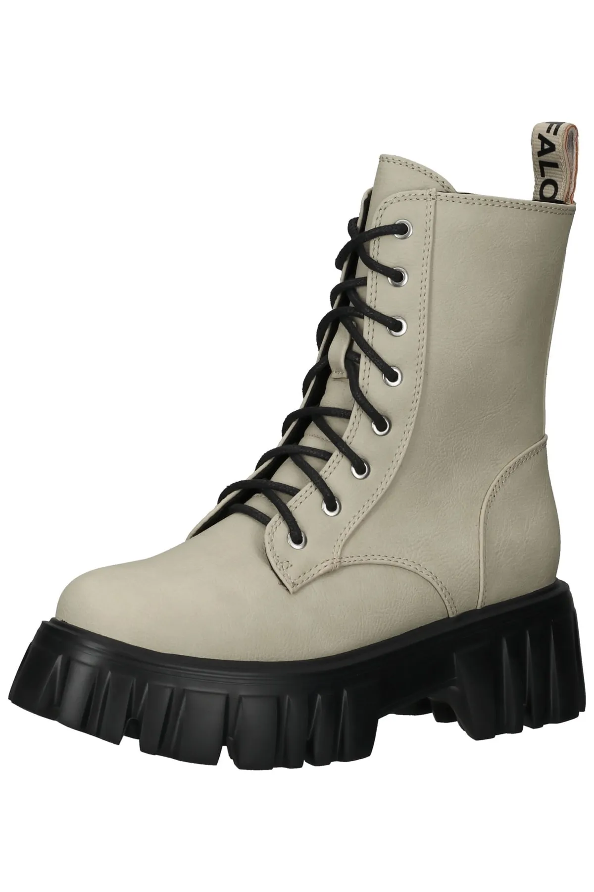 Buffalo  Stiefelette - Grau - Blockabsatz