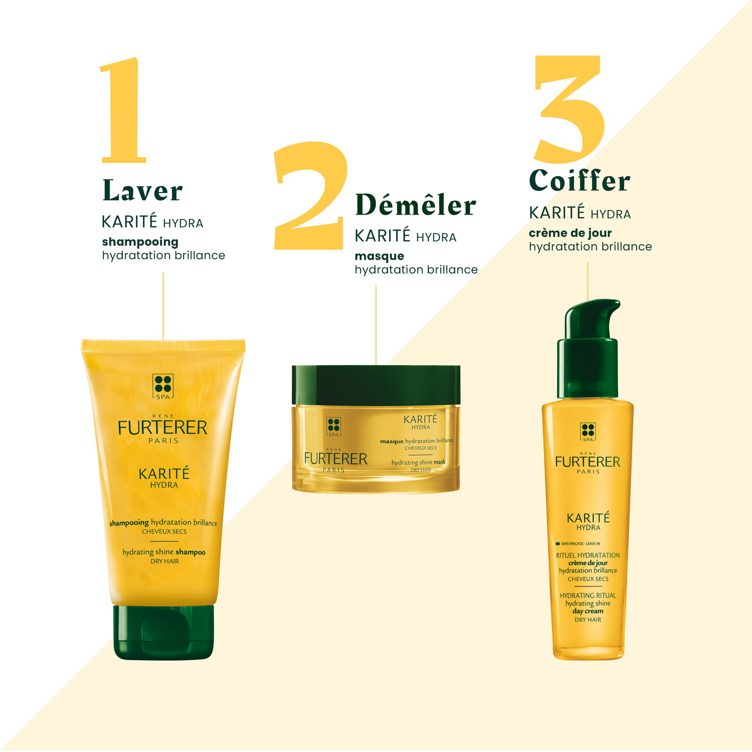 René Furterer Masque Hydratation Brillance Karité Hydra - Cheveux secs