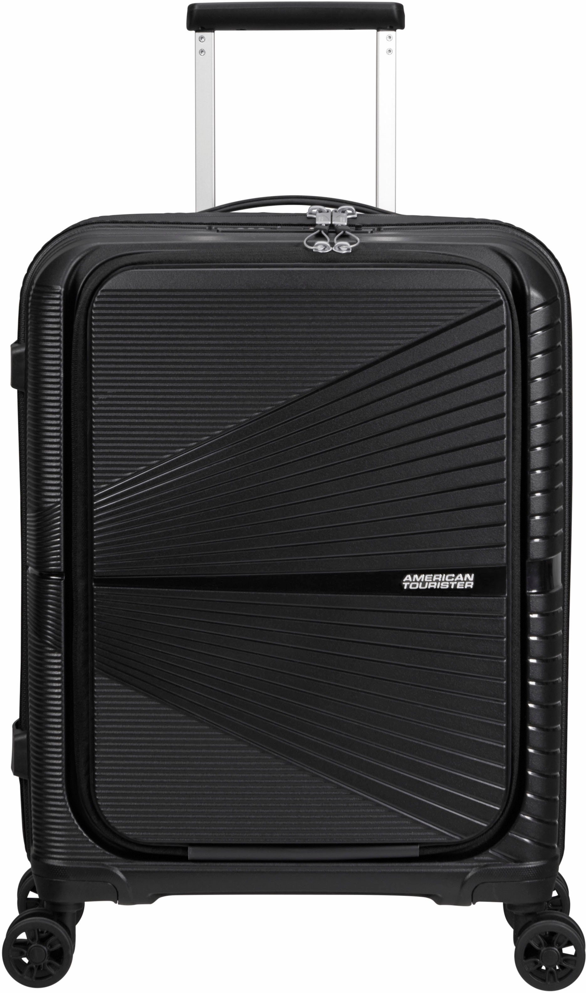 American Tourister® Hartschalen-Trolley Airconic, 55 cm (20 cm), 4 Rollen, mit 15,6-Zoll Laptopfach, Tabletfach und USB-Schleuse