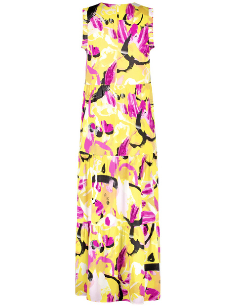 Ärmelloses Maxikleid mit Flower-Print