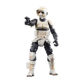 Star Wars: The Mandalorian Vintage Collection Fahrzeug mit Figuren Speeder Bike with Scout Trooper & Grogu