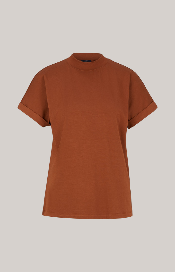 T-Shirt in Kupferbraun