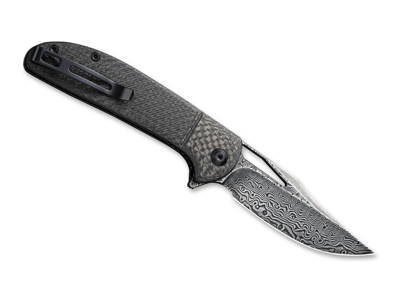 Ortis Damascus Carbon