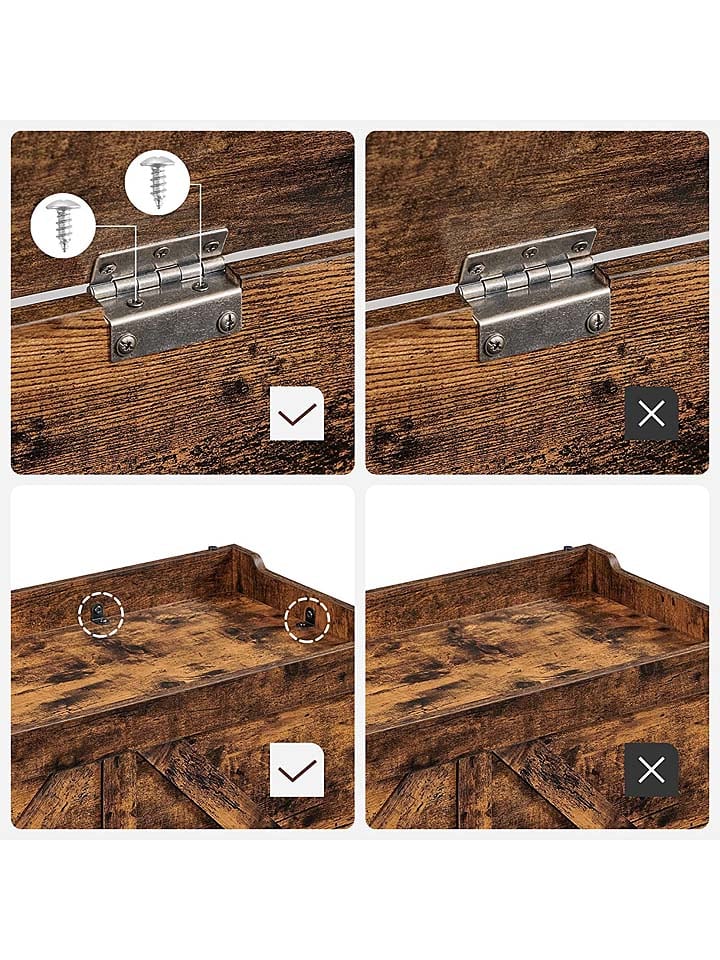Songmics Aufbewahrungskiste in Braun - (B)100 x (H)46 x (T)40 cm günstig kaufen onesize