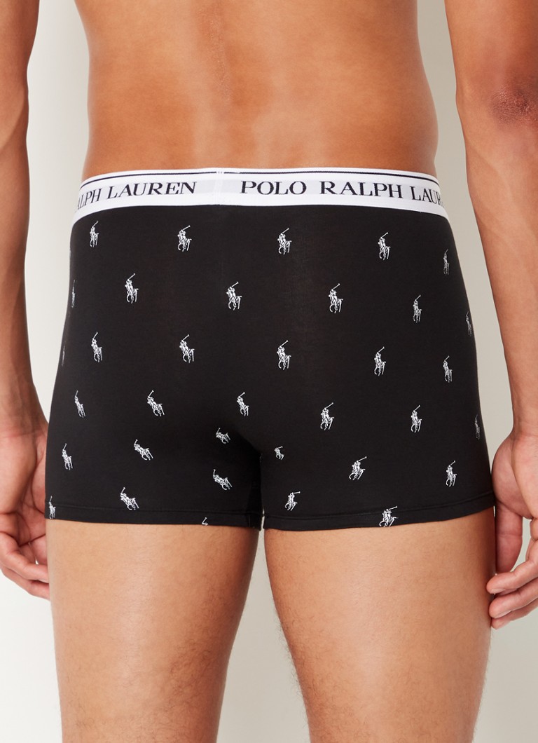 Lot de 5 boxers Ralph Lauren avec ceinture logotée