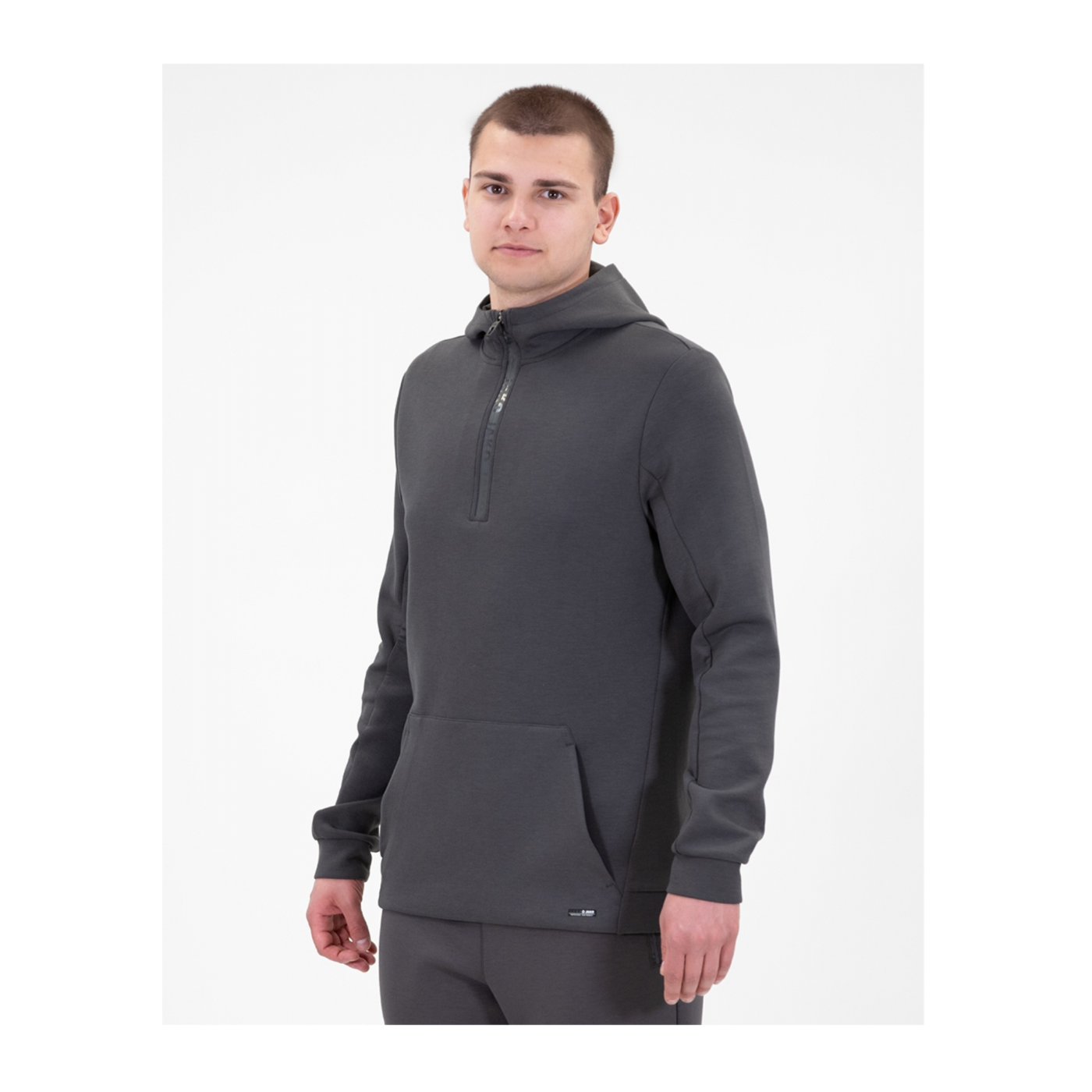 JAKO Pro Casual Kapuzenjacke Grau F855