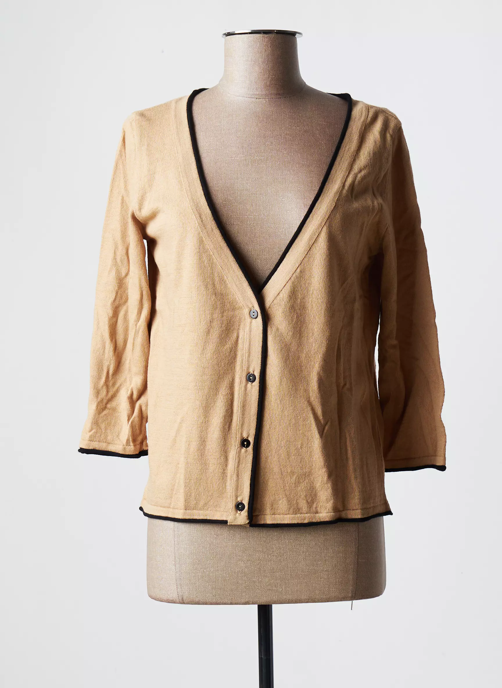 Le Petit Baigneur Cardigans Femme couleur beige