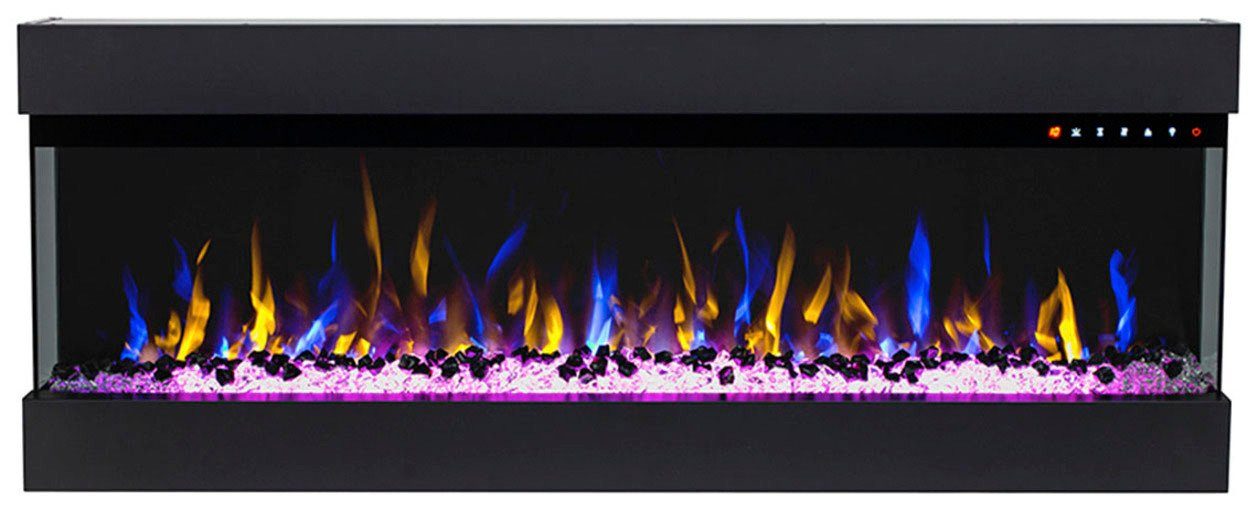 GLOW FIRE Elektrokamin Insert 36, täuschend echte Flamme - Multicolor LED-Technik, Heizfunktion 1600W