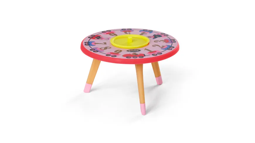 BABY born Minis - Playset Happy Birthday, 7 cm große Puppe Lea mit Tisch, Kuchen, Torte und Stühlen