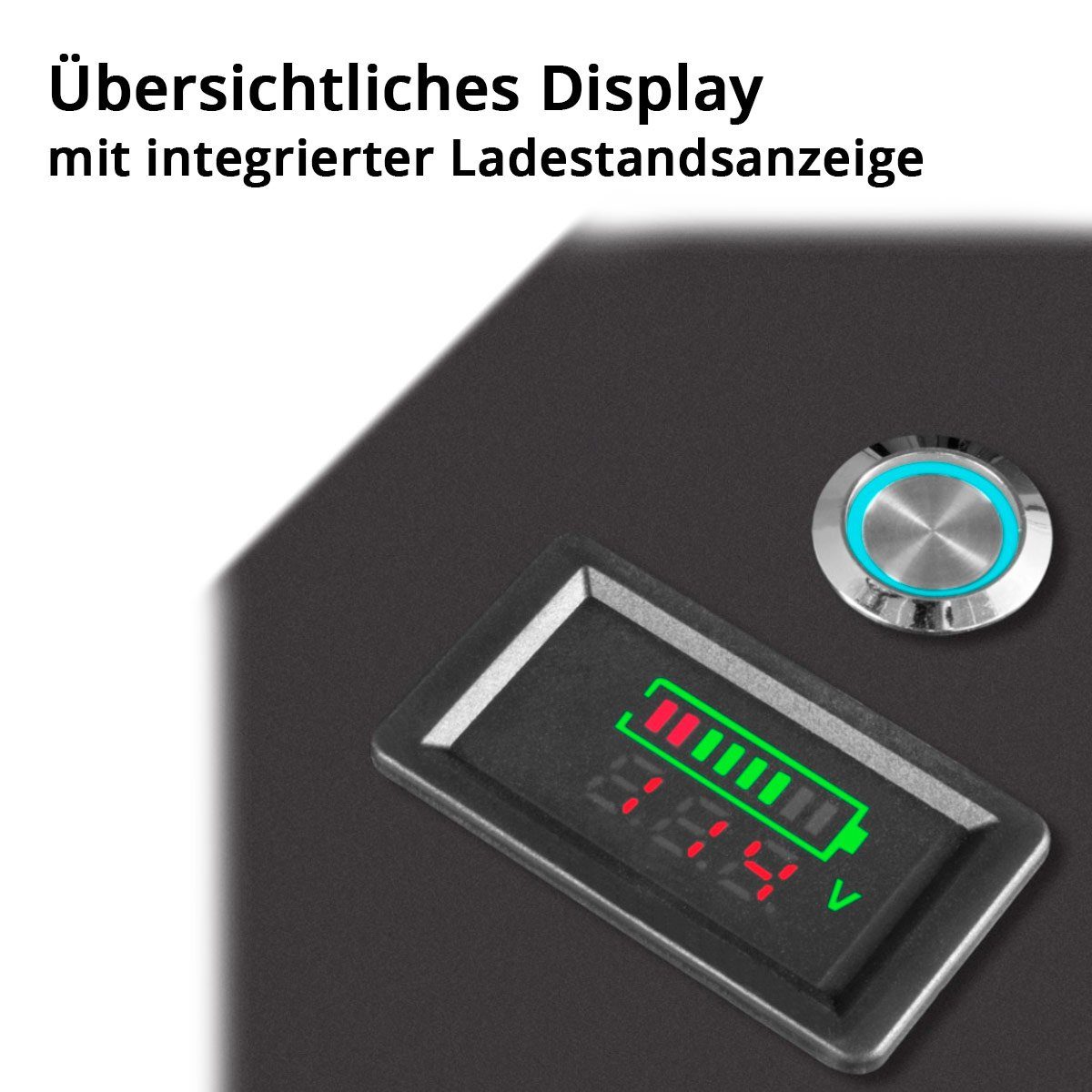 STAHLWERK Handkehrmaschine Akku Kehrmaschine SLW-55 ST mit 1000 mm Kehrbreite, 100 cm Arbeitsbreite, (Packung, 1-St)