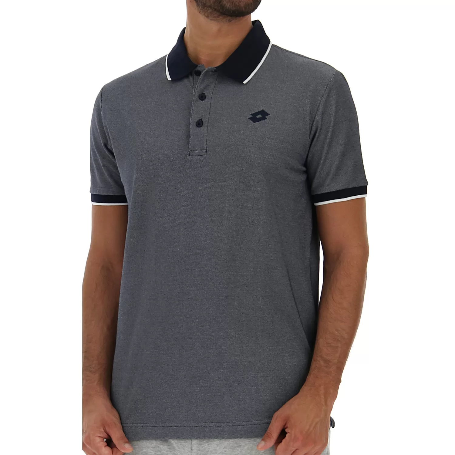 POLO FIRENZE PQ TMAVĚ MODRÁ/ZÁŘIVĚ BÍLÁ