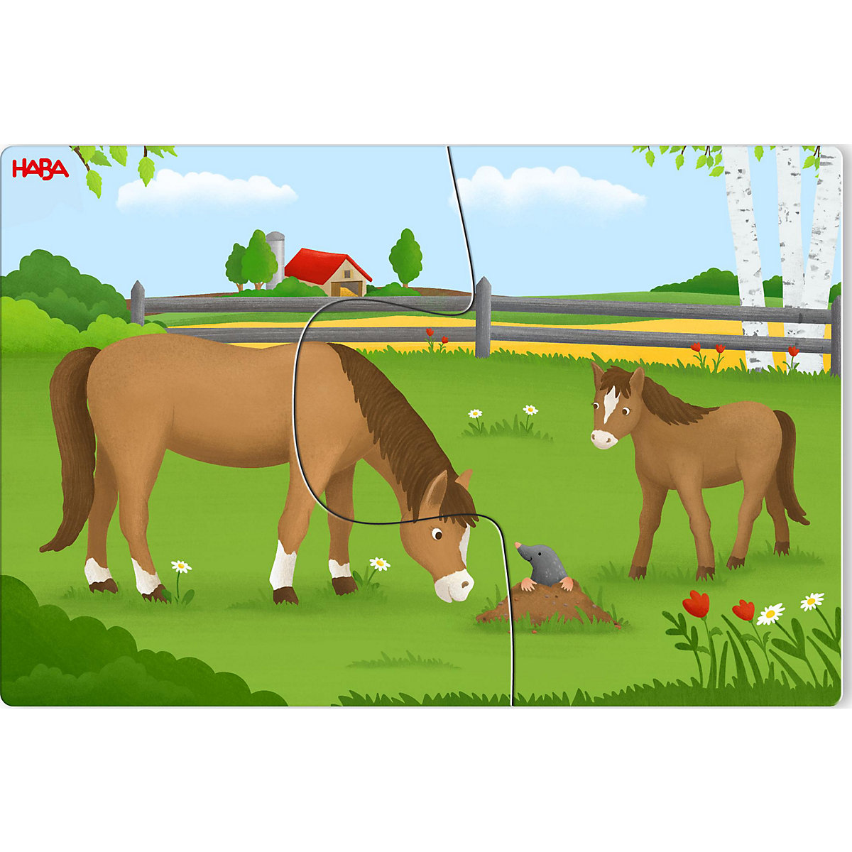 Puzzle Auf dem Bauernhof, 10 x 2 Teile