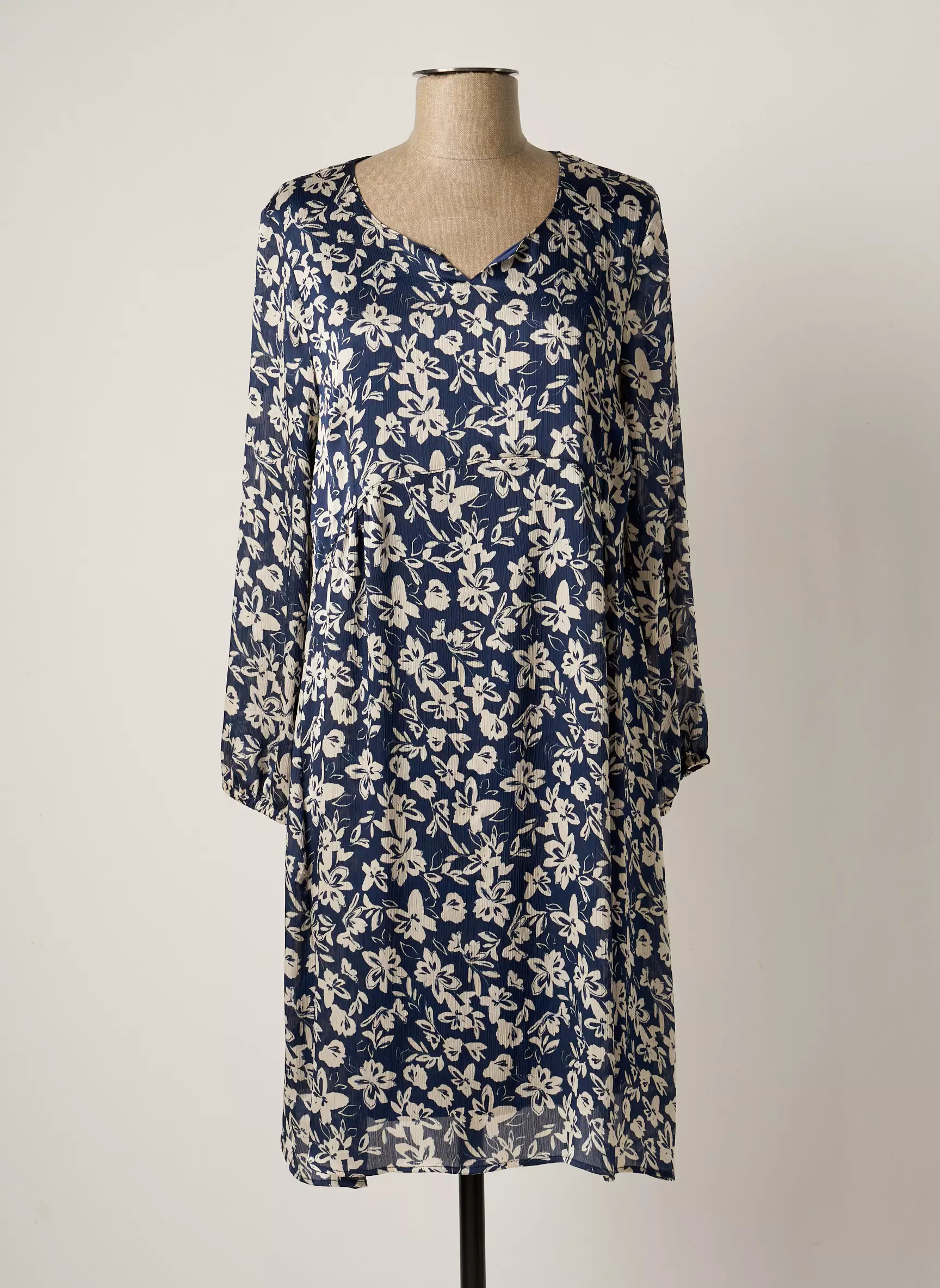 Griffon Robes Mi Longues Femme couleur bleu