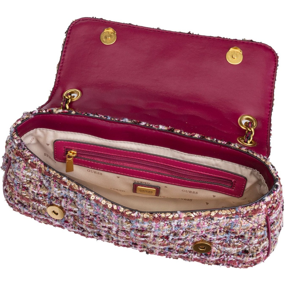 Schultertasche Giully Conv Crossbody Flap Tweed