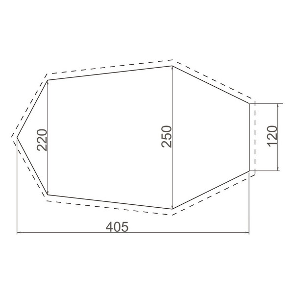 FLOOR PROTECTOR  SPACE XT 4P - Zeltplane