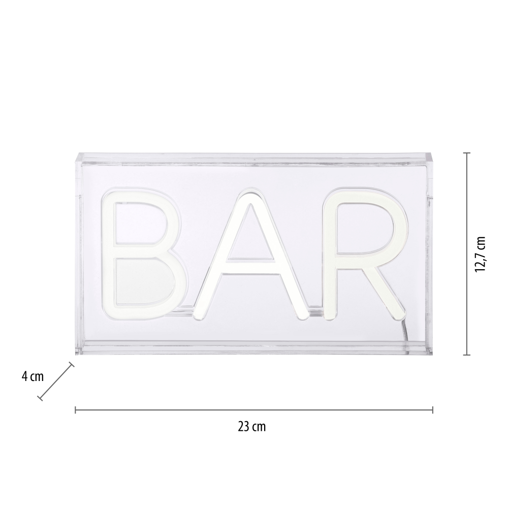 Neon-LED-Tischleuchte Neon-Bar