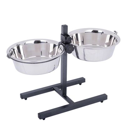 Hundebar inklusive 2 Edelstahlnäpfe