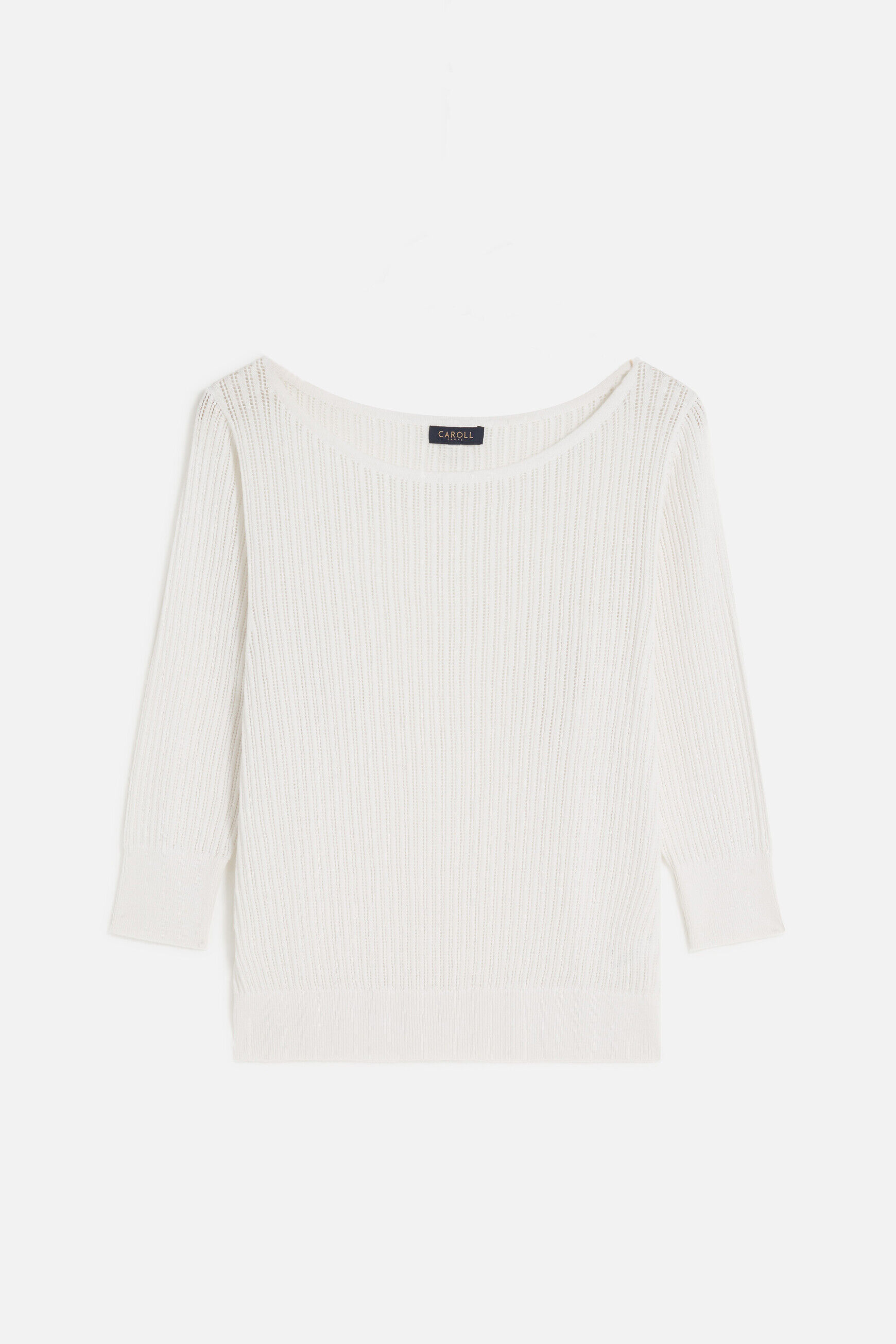 Pull mcleo blanc femme
