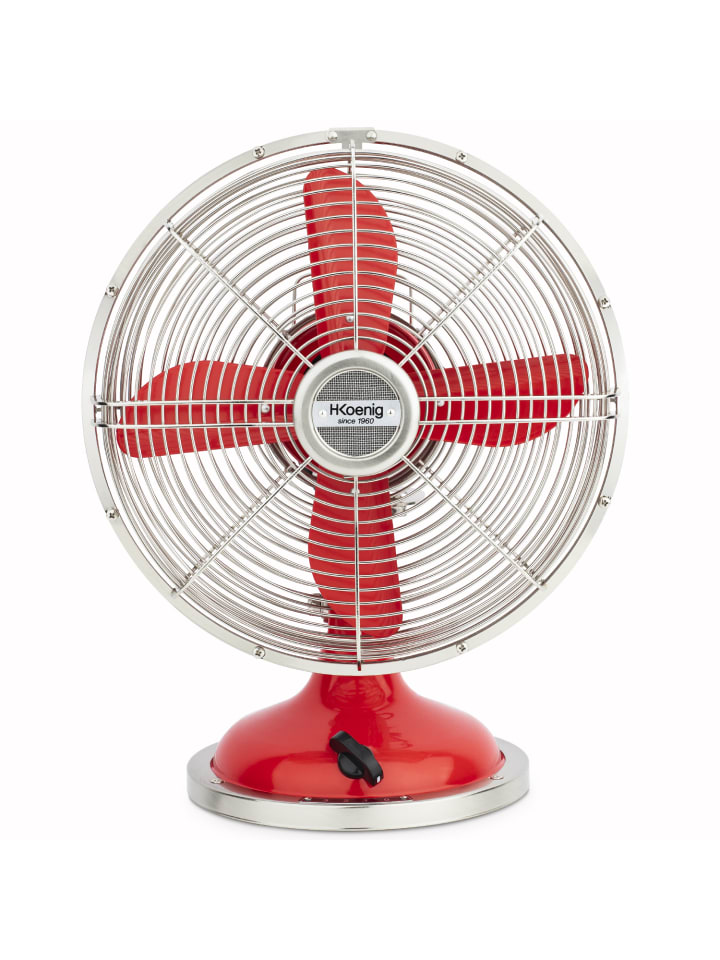 HKoenig Tischventilator JOE50  in Rot günstig kaufen onesize