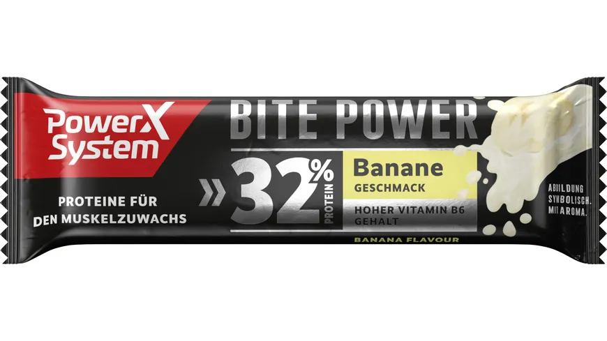 Power System Proteinriegel Bite Power Banane 35 g