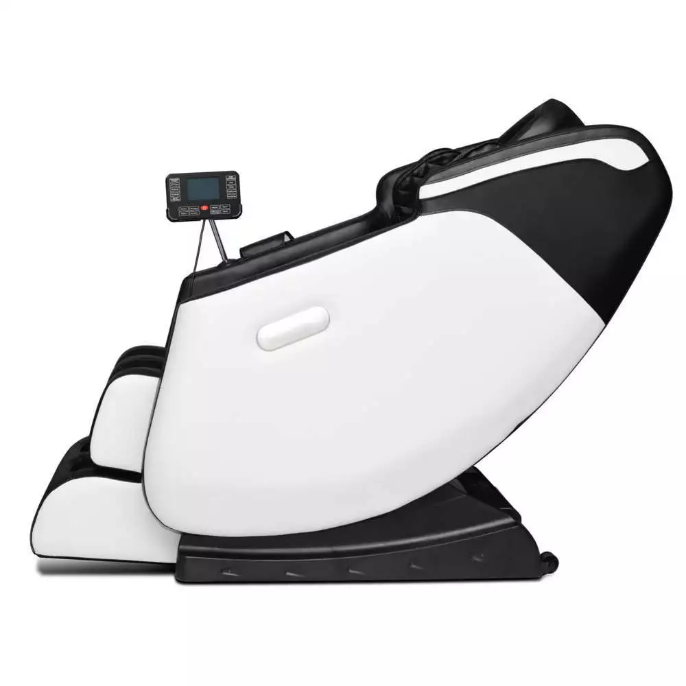 Happy Home Elektrischer Massagesessel mit Airbag-Massage, Schwarz / Off-White