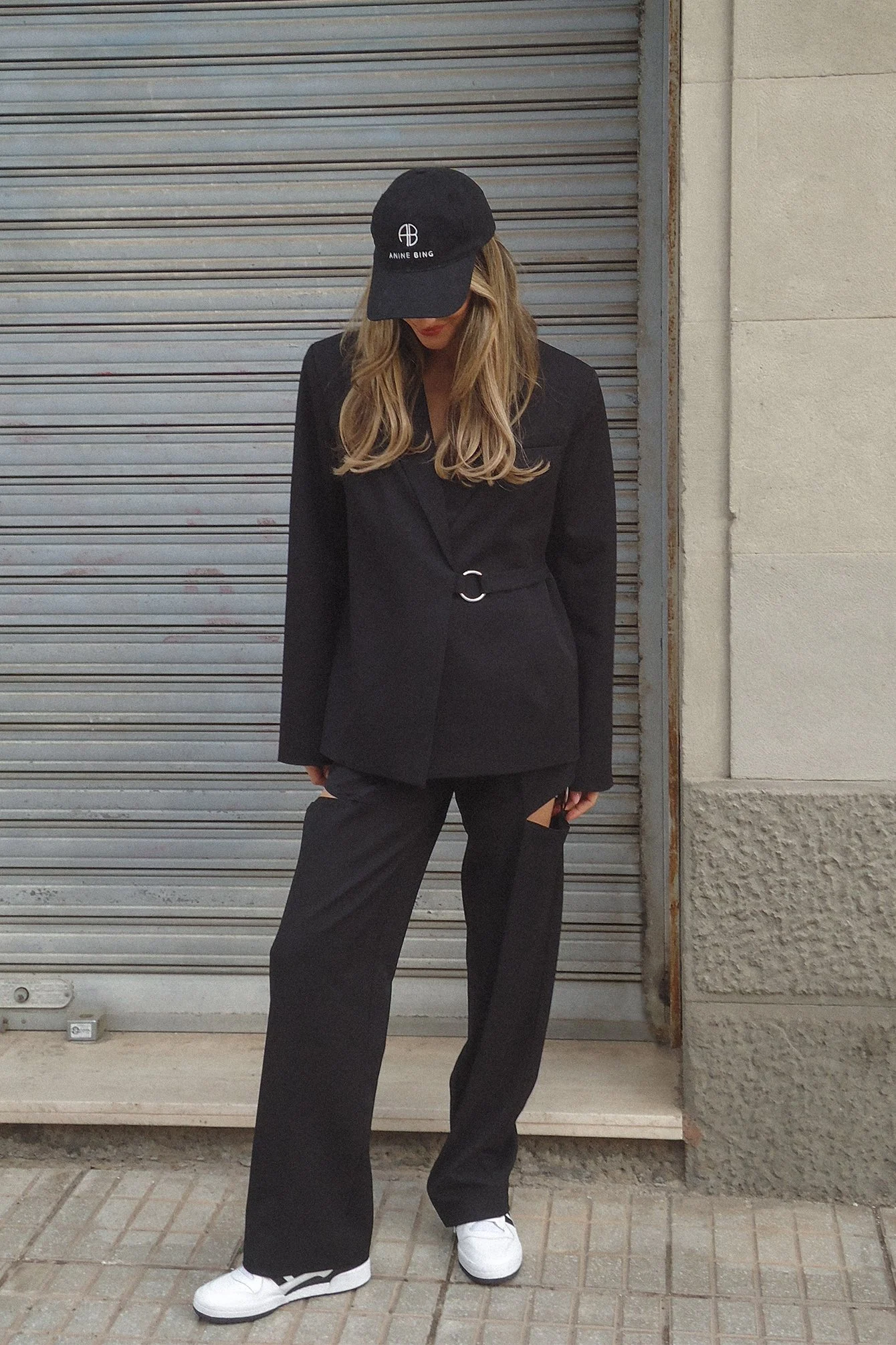 Blazer mit Ringdetail