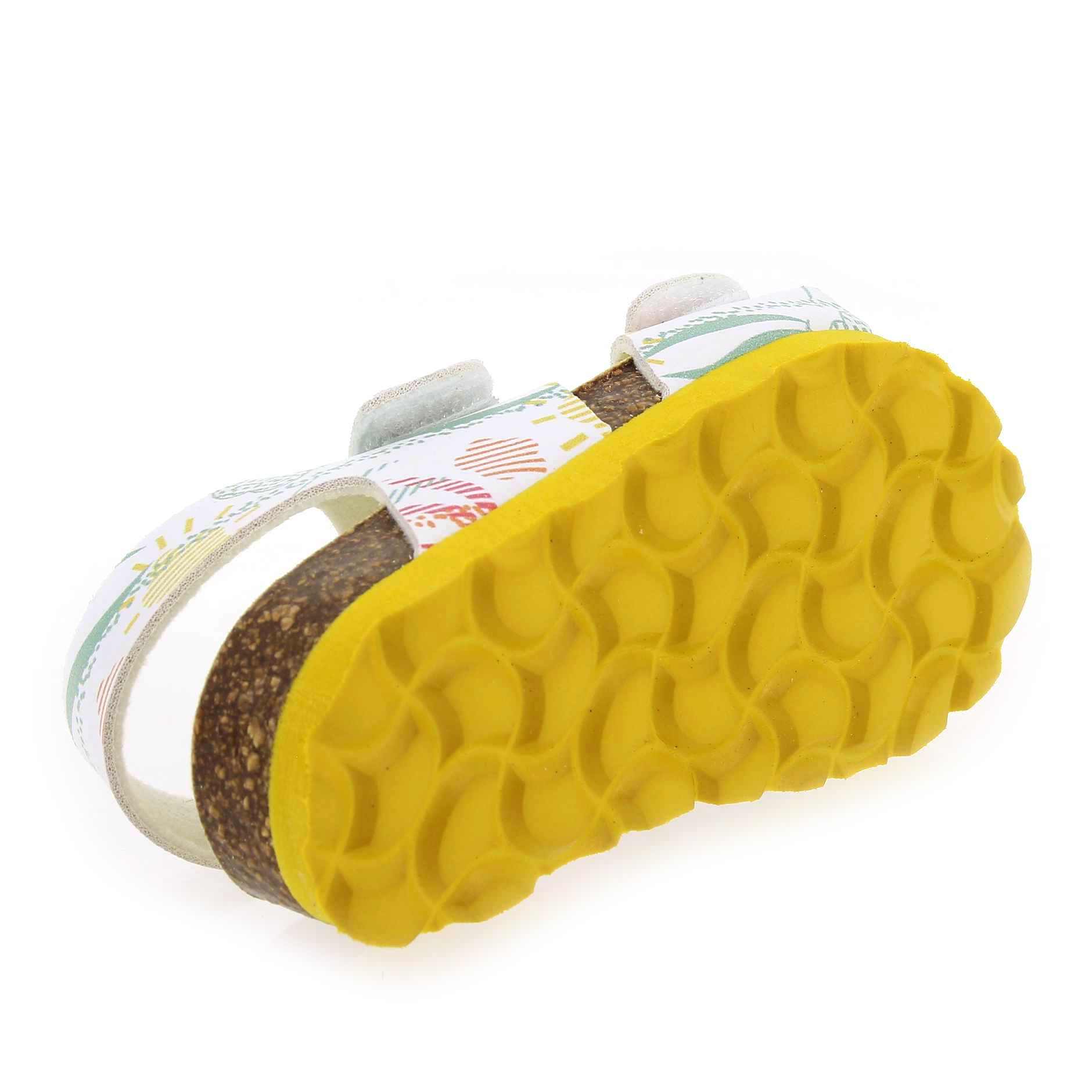 Kickers  SUMMERKRO - Blanc Jaune