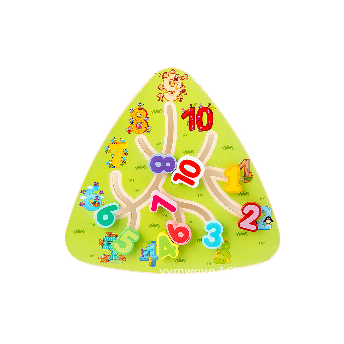 Kinder-Labyrinth-Spielzeug Hölzernes Kinder-Labyrinth-Laufbahnspiel