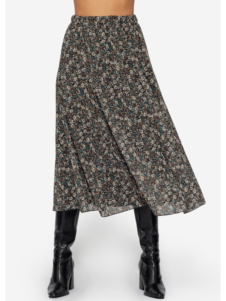 SASSYCLASSY Chiffon Rock in Braun günstig kaufen