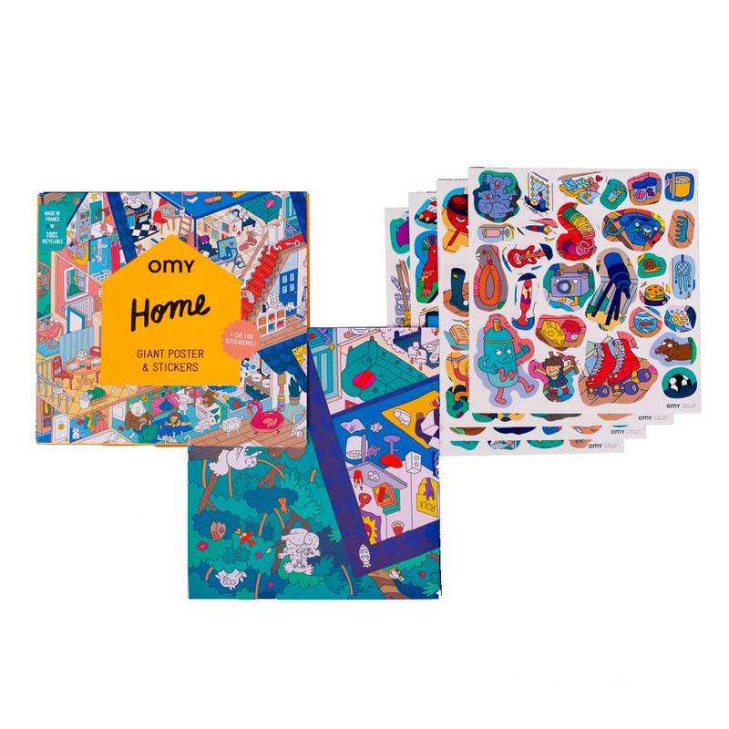 Poster Omy Home giant poster et stickers