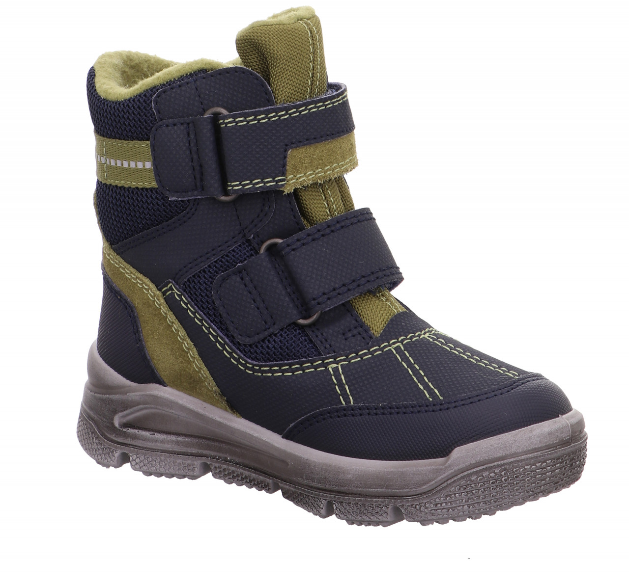 MARS - Blau/Grün Boots mit Klettverschluss