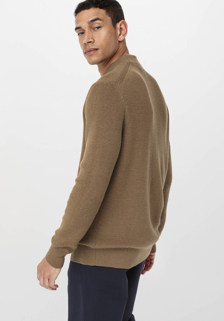 Pullover aus Bio-Merino und Bio-Baumwolle