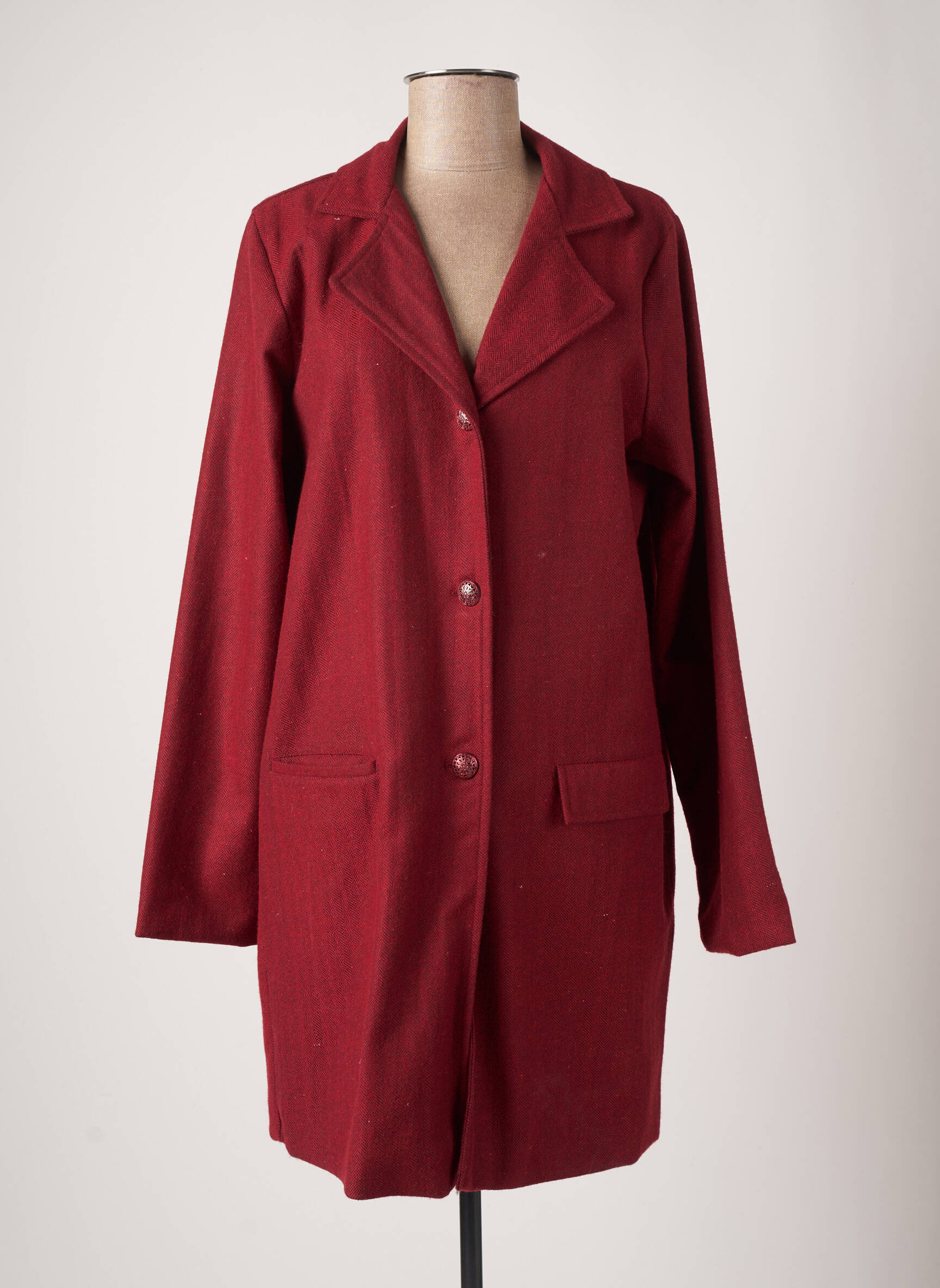 Agathe   Louise Manteaux Longs Femme couleur rouge