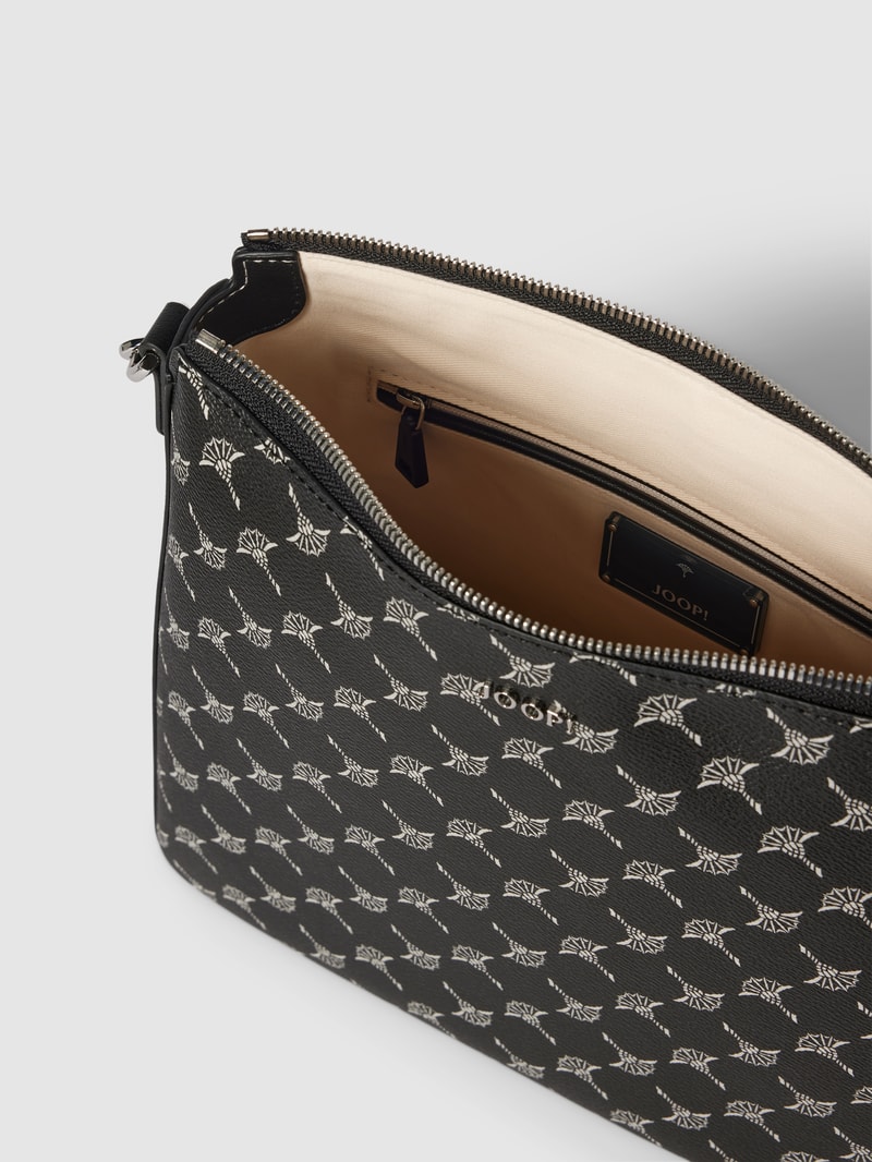 Shoulder Bag mit Allover-Print Modell 'jasmina' in black