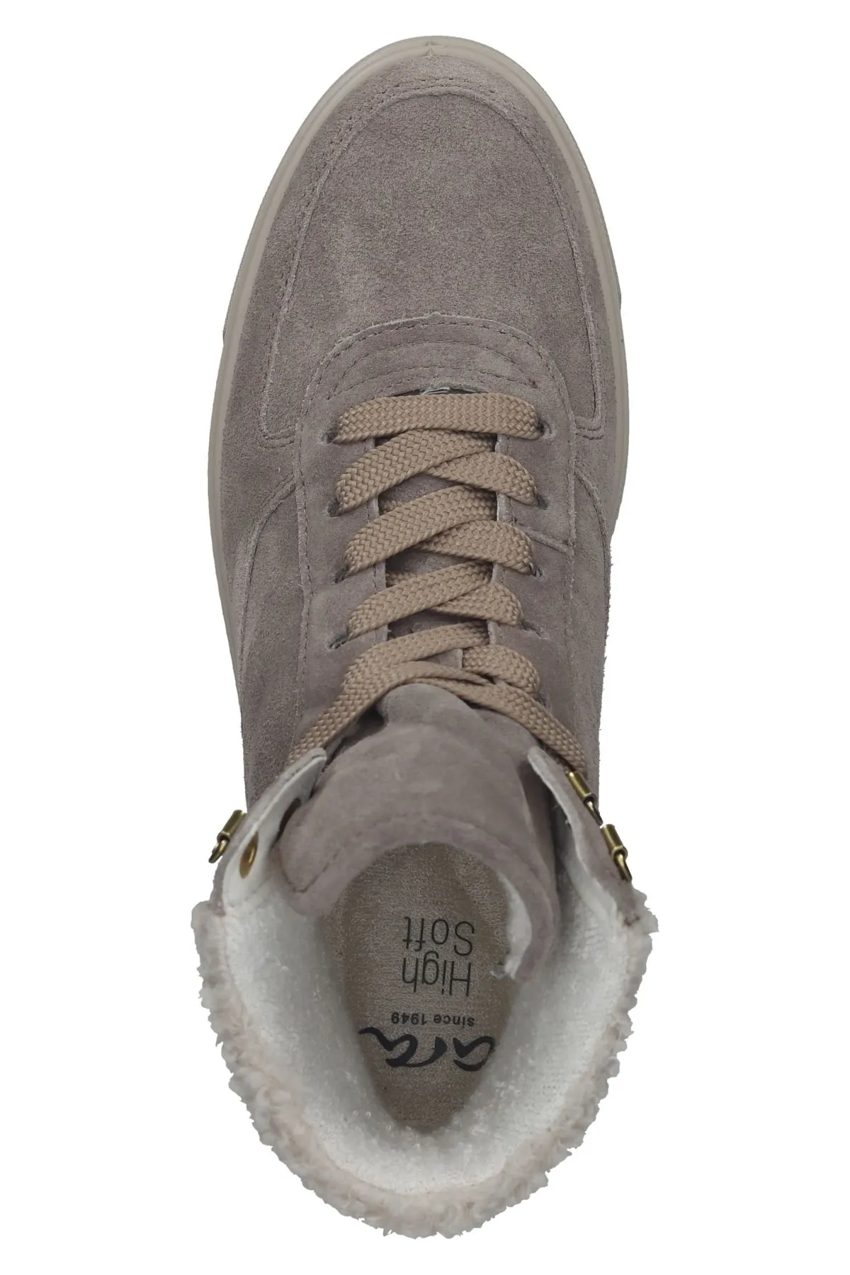 ARA  Stiefelette - Beige - Flacher Absatz
