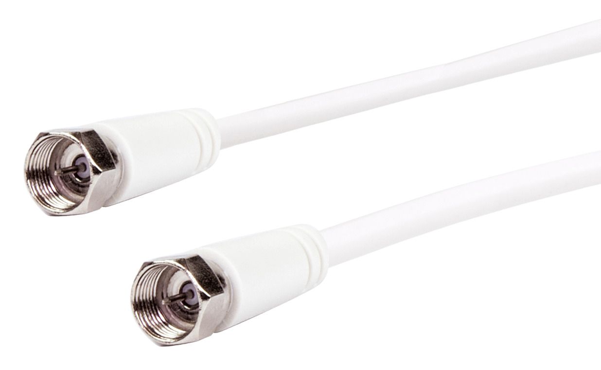 Schwaiger KVCHQ100 10 Meter weißes Satellitenkabel