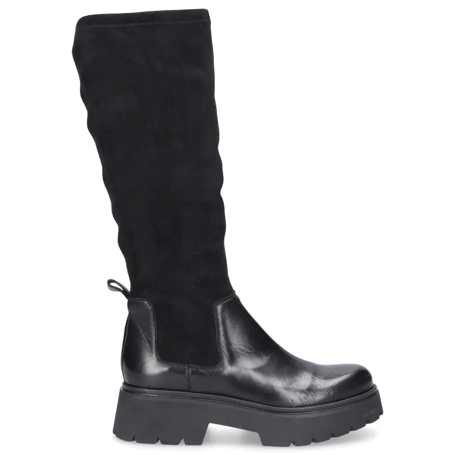 EN AVANT - Stiefel C015 Veloursleder - schwarz