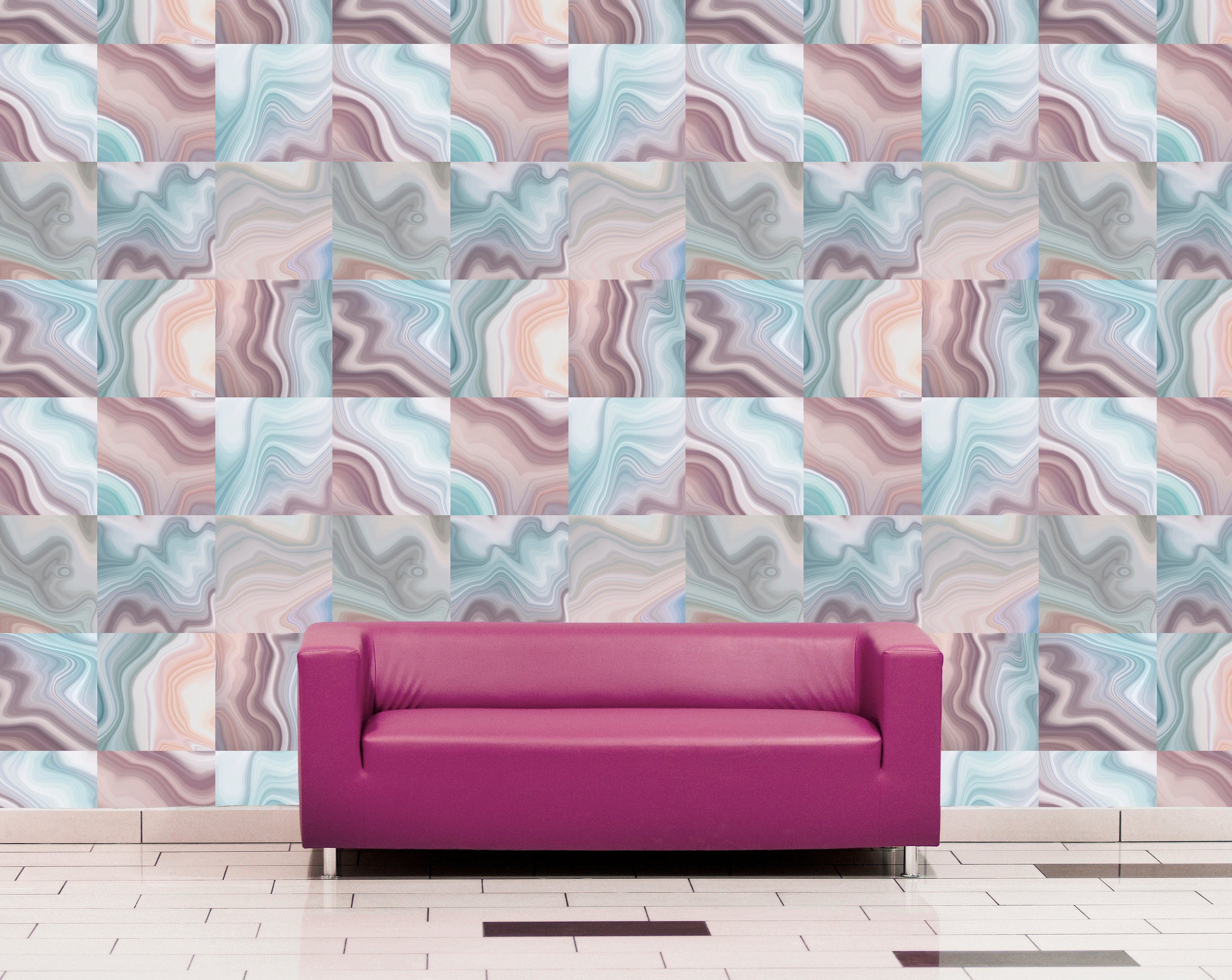 queence Vinyltapete Boaf, Steinoptik, 90 x 250 cm, selbstklebend