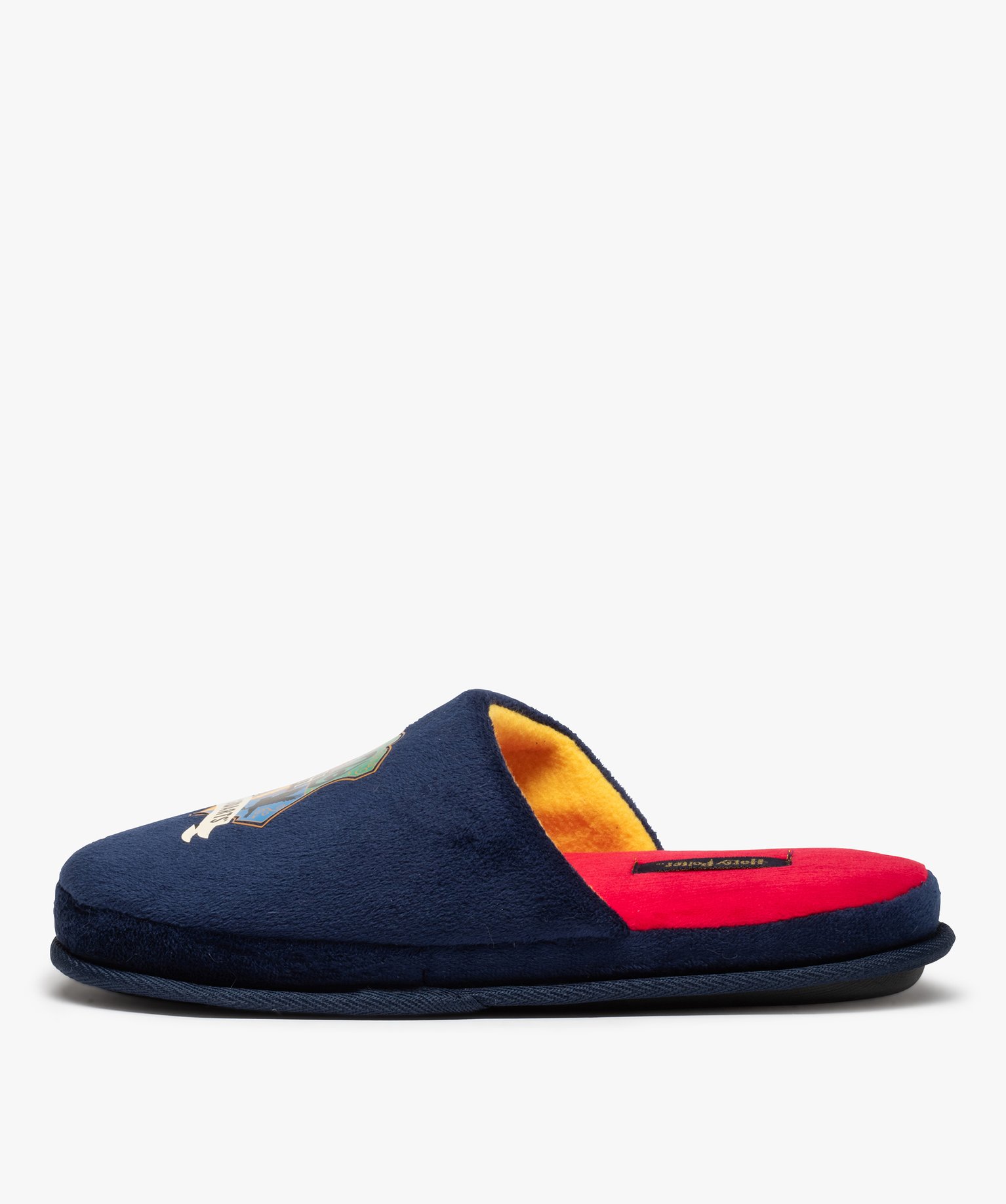 Chaussons homme mules en velours imprimés Hogwarts – Harr... bleu | GEMO