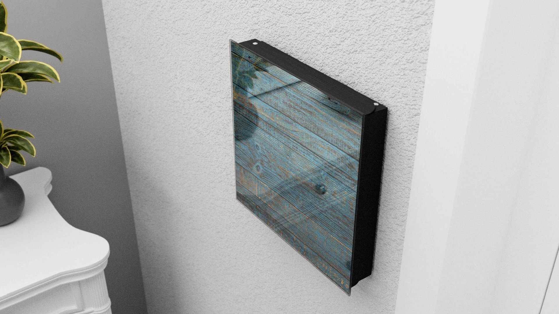 ALLboards Schlüsselkasten Schlüsselkasten Schlüsselbox Magnettafel 30x30x4,7cm 50 Haken