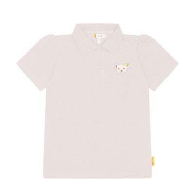 Poloshirt kurzarm, lila für Mädchen