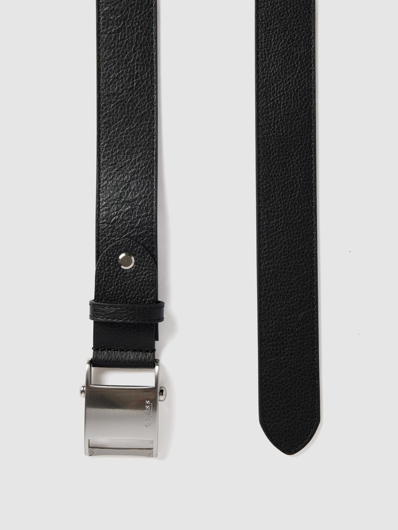 Gürtel mit grafischem Allover-Muster in schwarz