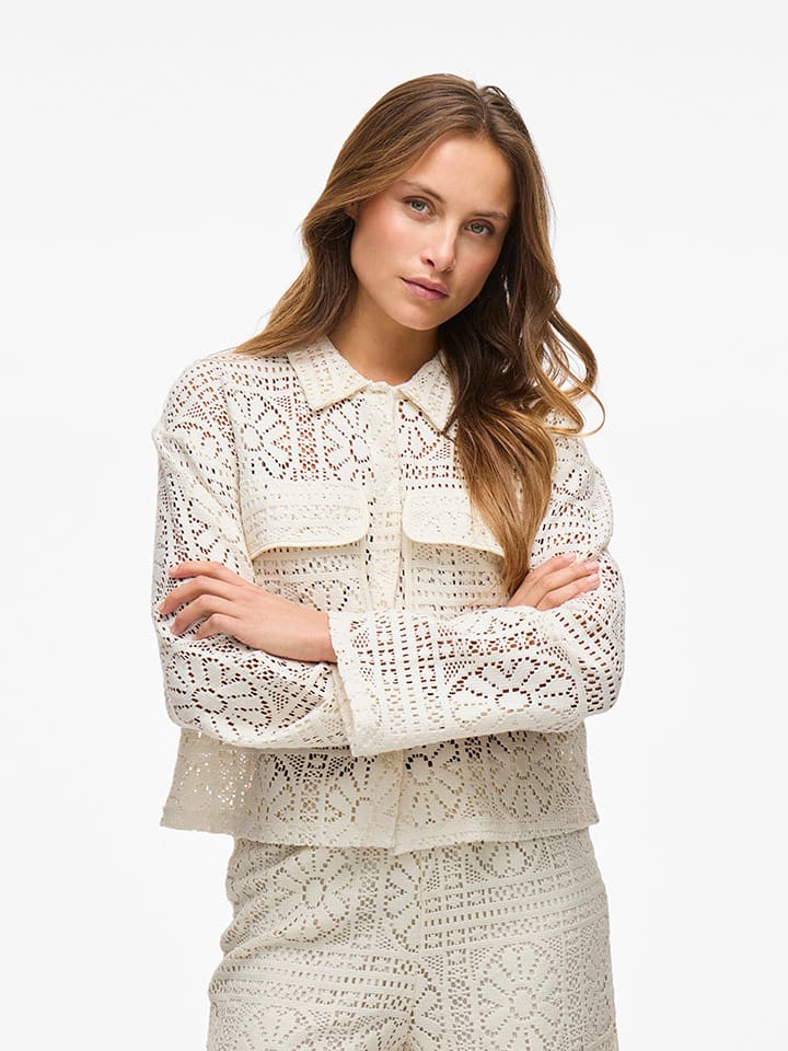 Vila Übergangsjacke in Creme günstig kaufen