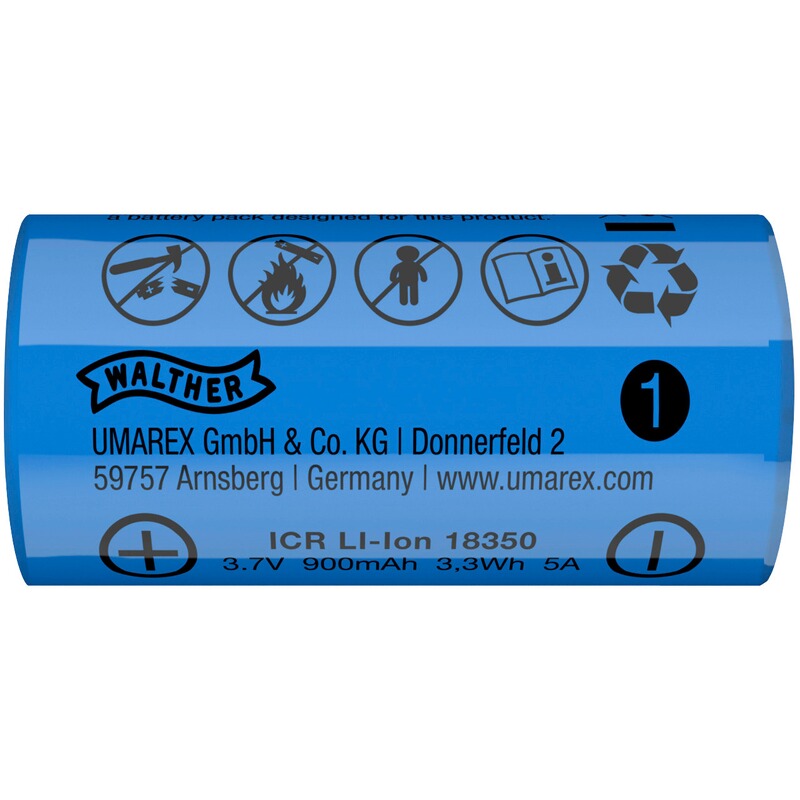 Walther Akku 18350 Li-Ion
