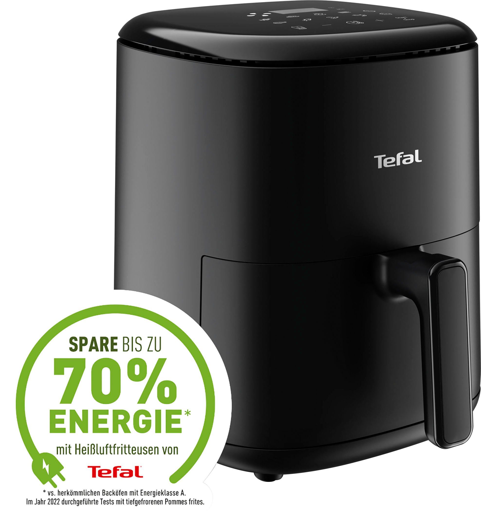 Tefal Heißluftfritteuse EY1458 Easy Fry Compact, 1300 W