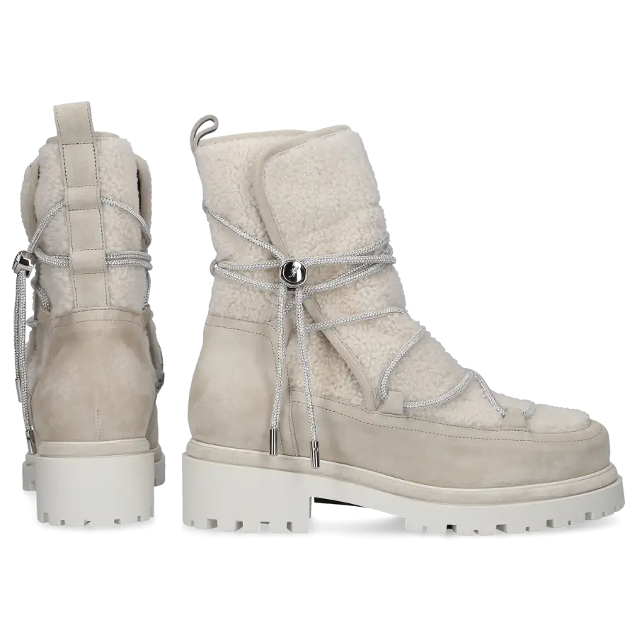 Rene Caovilla - Stiefeletten ASPEN 25 Veloursleder - beige