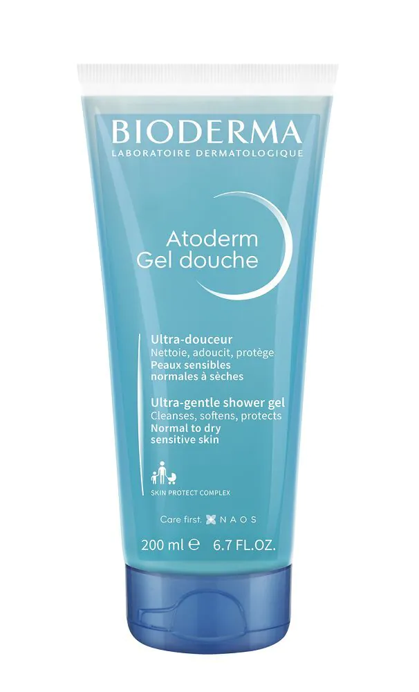 Bioderma Atoderm Gel Douche dušo ir vonios gelis, 200 ml