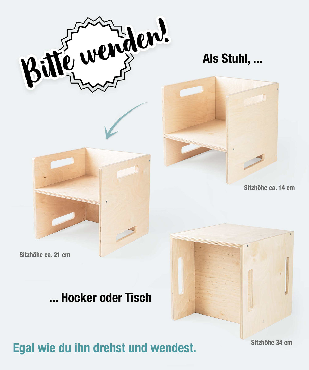 Hocker Weiß