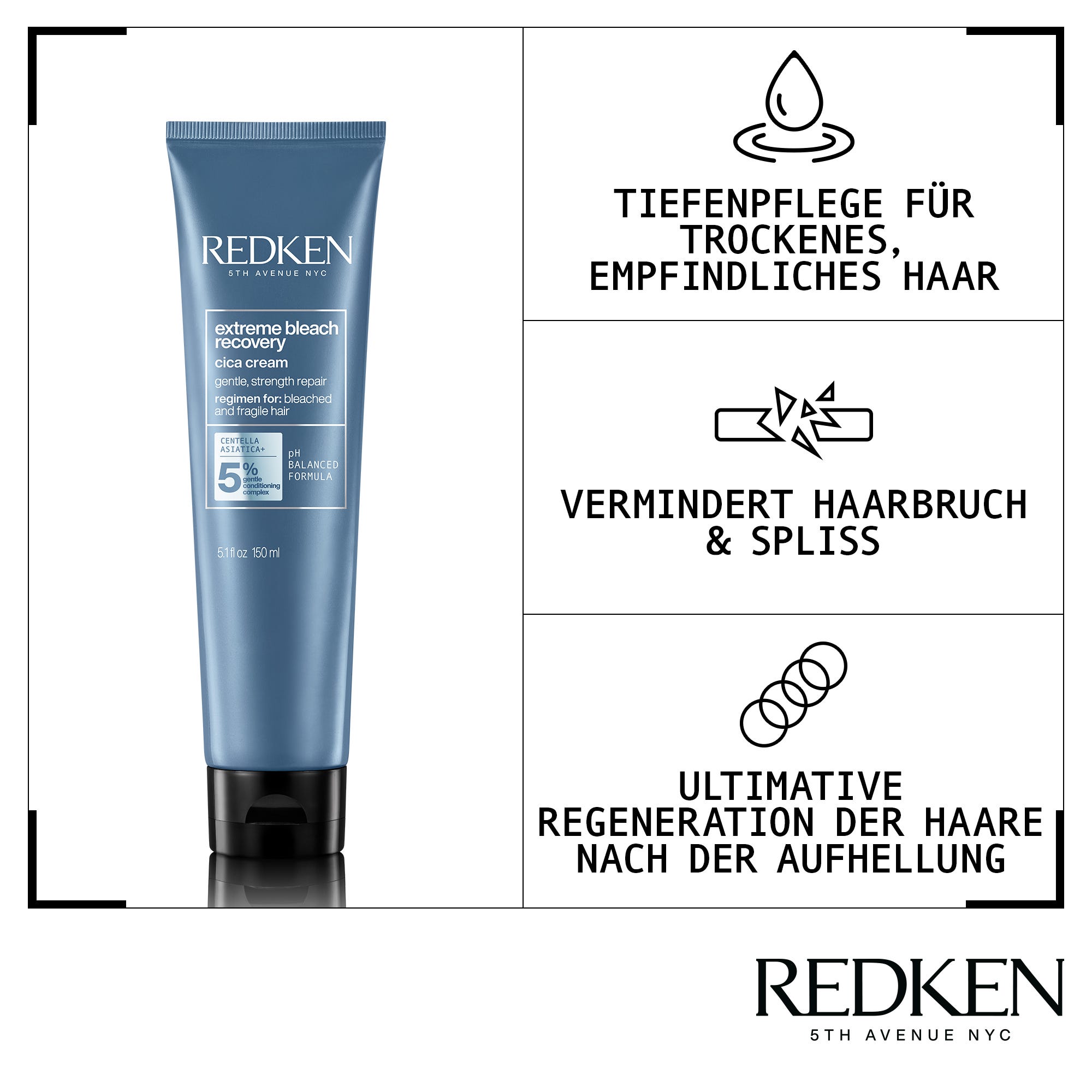 Redken Extreme Bleach Recovery Cica-Cream Leave-In 150 ml