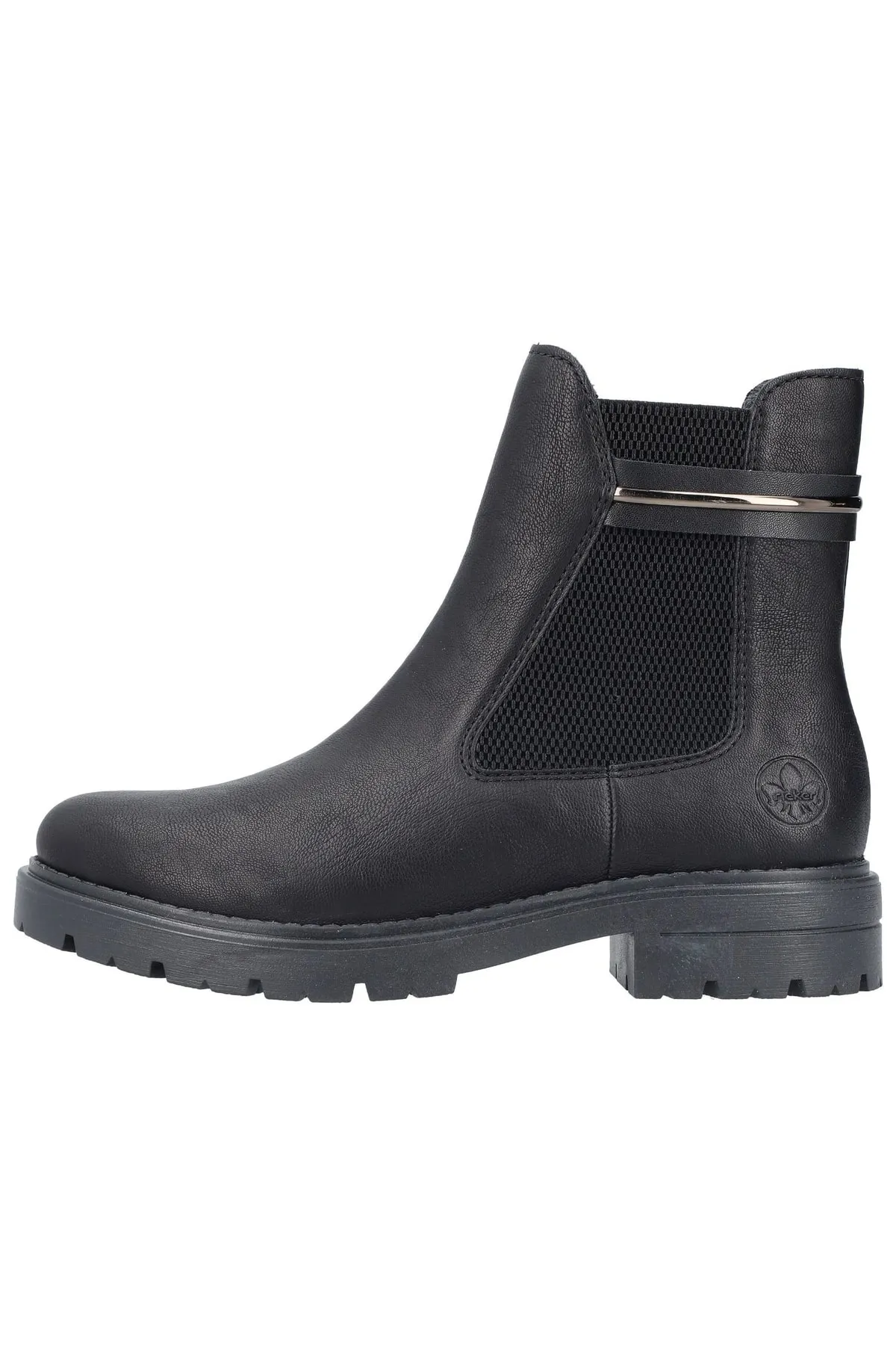 Rieker  Stiefelette - Schwarz - Blockabsatz